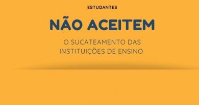 NOTA DE REPÚDIO AO SUCATEAMENTO DA EDUCAÇÃO NOTA DE REPÚDIO AO SUCATEAMENTO DA EDUCAÇÃO