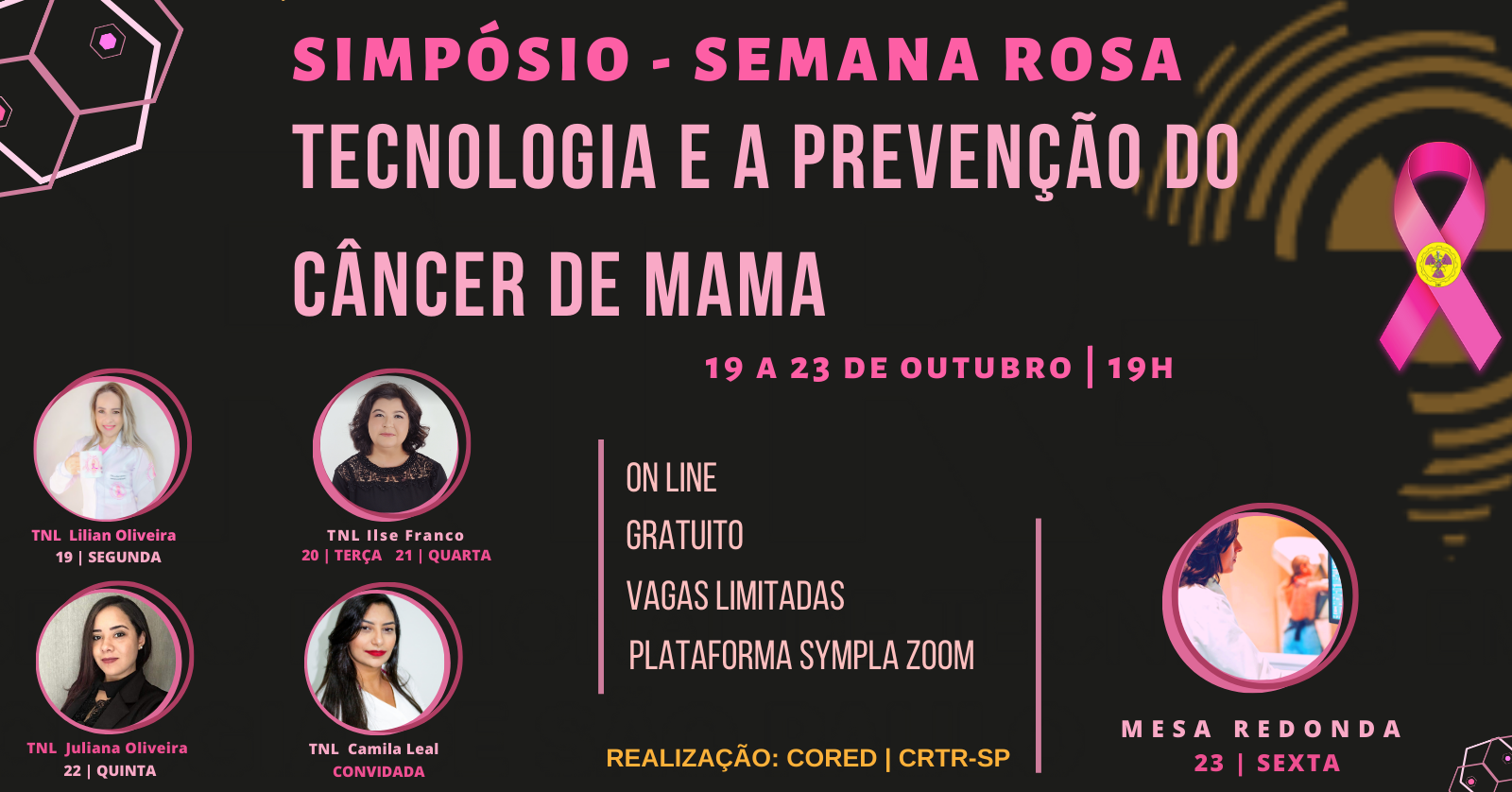 Evento Outubro rosa: conscientização e prevenção – CRTR9