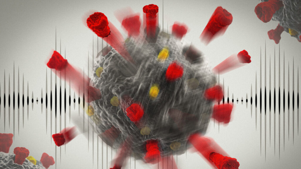 Vibrações de ultrassom podem danificar coronavírus, segundo estudo do MIT