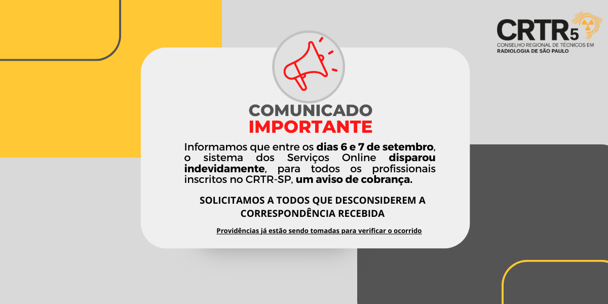 Número de profissionais inscritos – Conselho Regional de