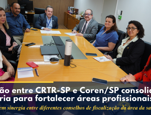 Reunião entre CRTR-SP e Coren/SP consolida parceria para fortalecer áreas profissionais