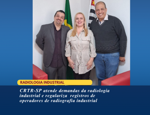 CRTR-SP recebe professor Flávio Vieira para tratar de demandas da Radiologia Industrial